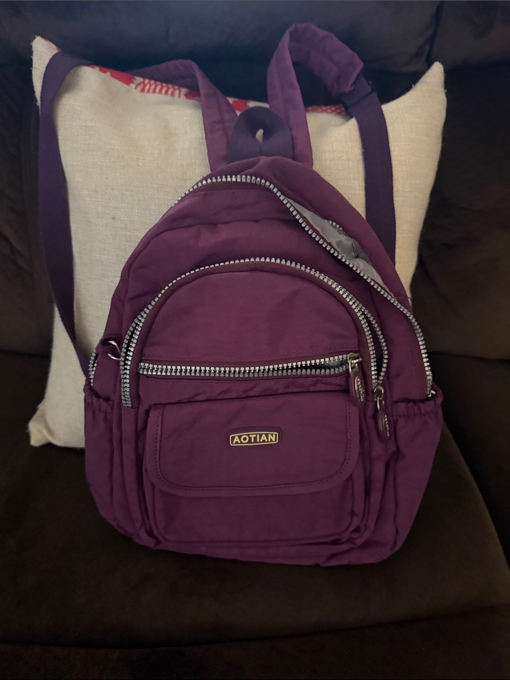 AOTIAN Purple Mini Backpack for Women